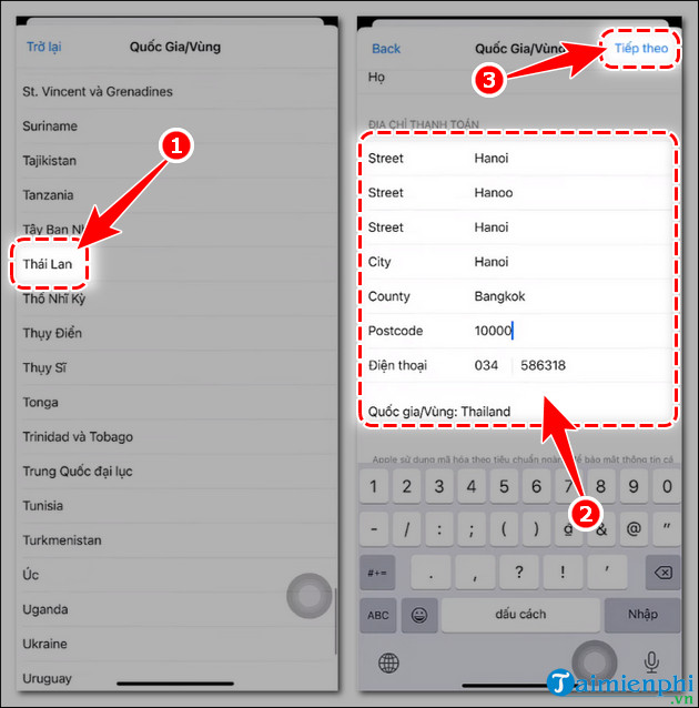 cach tai va cai ni no kuni cross worlds tai viet nam tren iPhone