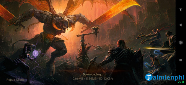 cach tai va choi diablo immortal tren iPhone tại viet nam