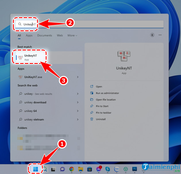 cach mo unikey tren may tinh 4