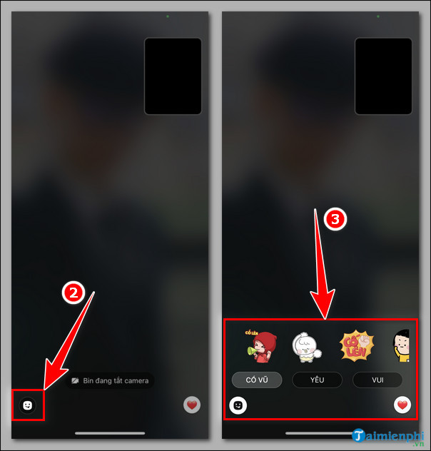 cach goi zalo co filter