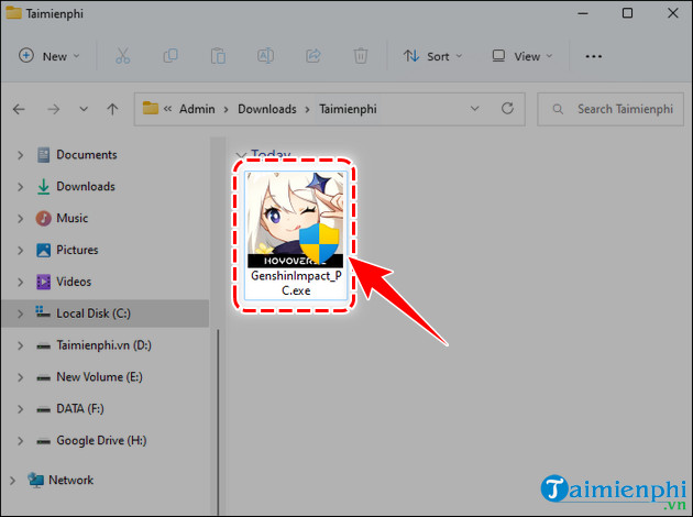cach tai genshin impact tren pc tai viet nam