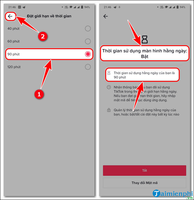 cach kiem soat thoi gian su dung tiktok