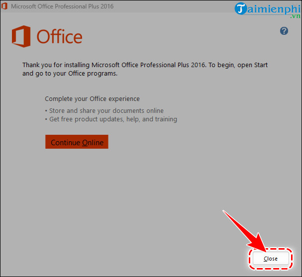Tải và cài đặt Office 2016 cho máy tính, Windows