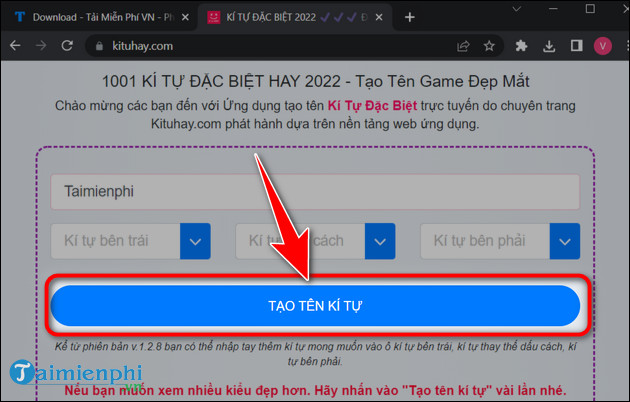 cach tao ki tu dac biet free fire 3
