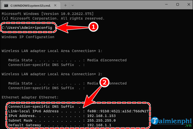 cach kiem tra dia chi ip tren windows 11 6