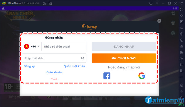 cach tai loan chien mobile tren may tinh pc