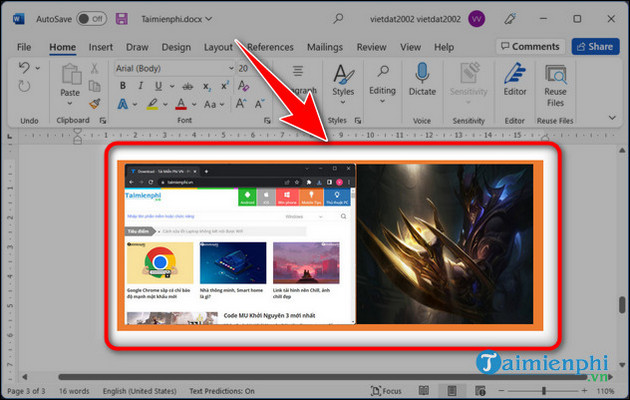 cach ghep anh trong word 9