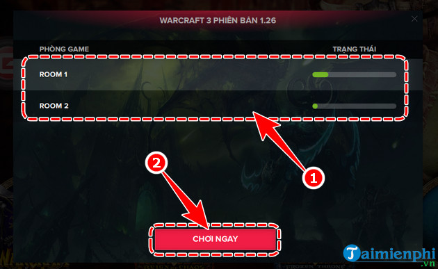 huong dan choi warcraft 3 tren gplay