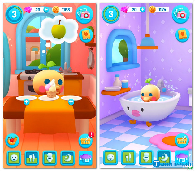top game nuoi thu dang choi nhat tren iOS