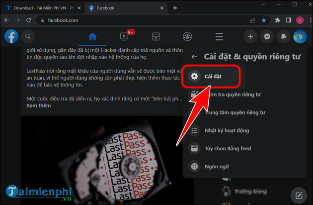 cach xoa tai khoan facebook bi hack tren may tinh