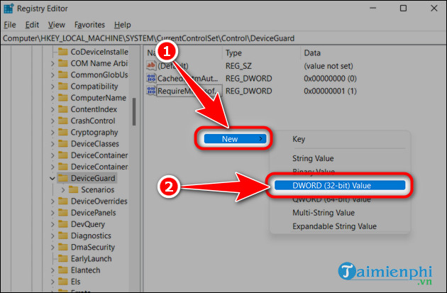 cach bat tat vbs windows 11 trong Windows Security