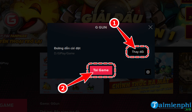 cach tai va choi ggun tren may tinh pc