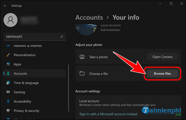 3 Cách sửa đổi ảnh tài khoản người dùng trên Windows 11 15 cach thay doi anh tai khoan tren windows 11