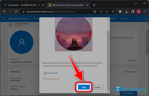 3 Cách sửa đổi ảnh tài khoản người dùng trên Windows 11 20 cach thay doi anh tai khoan nguoi dung win 11