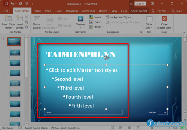 2 Cách tạo Slide Master trên PowerPoint, tạo bố cục bài thuyết trình