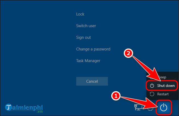 cac cach tat may tinh windows 11