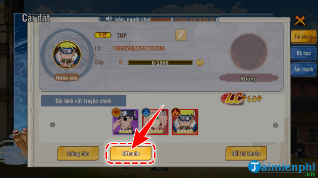 doi code lien minh nhan gia mobile