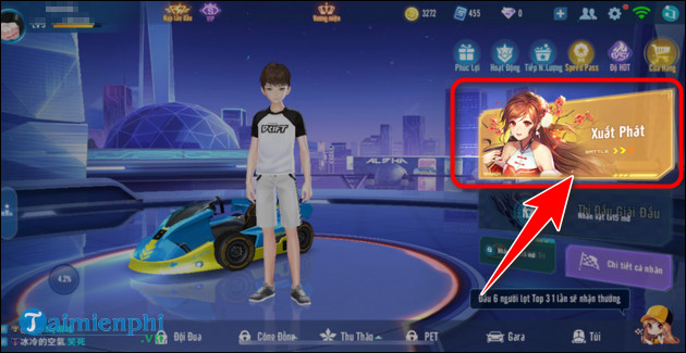 cach choi zing speed mobile tren Android