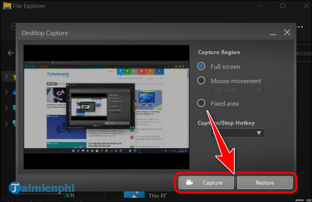 Hướng dẫn sử dụng Cyberlink Youcam 7, Chụp, quay video màn hình, webcam