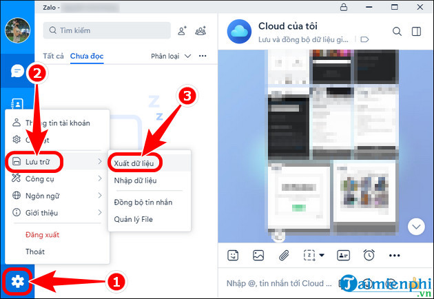 cach khoi phuc tin nhan zalo moi nhat 2023 tren iPhone