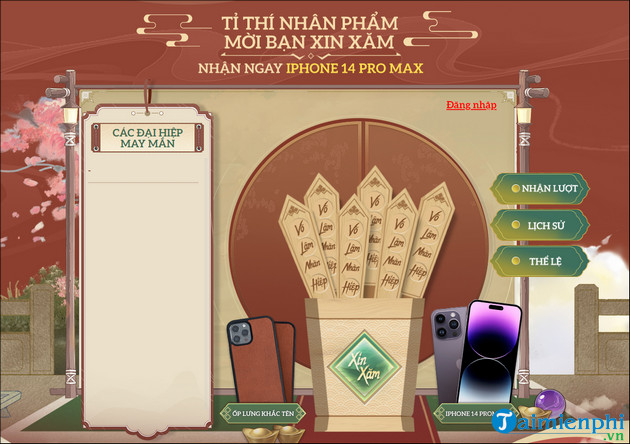 dang ky choi vo lam nhan hiep vng 6