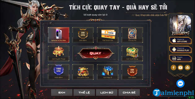 dang ky choi kiem rong vtc nhan kim cuong