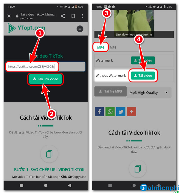 cach luu video tiktok khong co logo tren iPhone