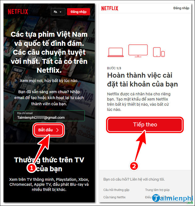 Cách đăng ký tài khoản Netflix xem phim trên Android, iOS, PC, TV