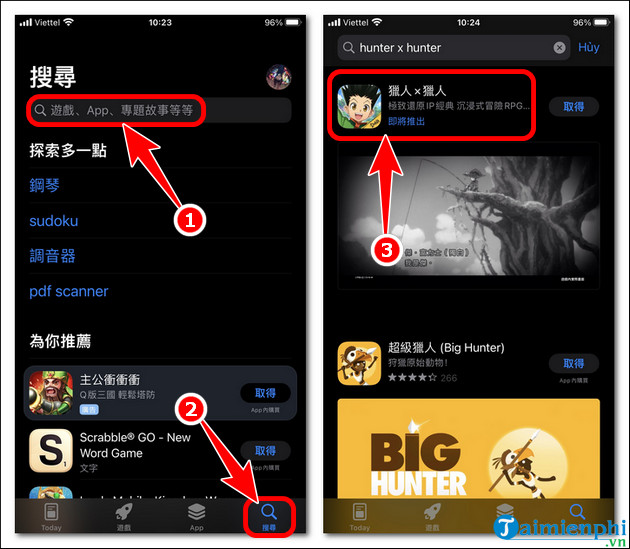 cach choi game hunter x hunter mobile tren ipad