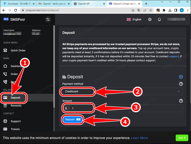cach lap tai khoan chatgpt tren may tinh