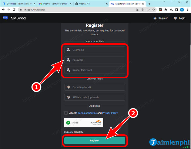 cach lap tai khoan chatgpt tren pc