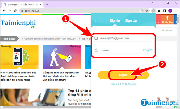 cach tai x vpn mien phi tren google chrome