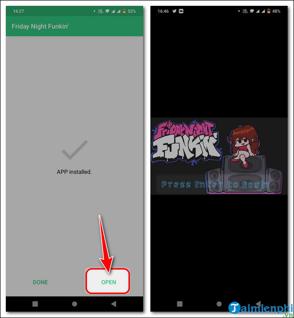 how to set up and install friday night funkin on android phones