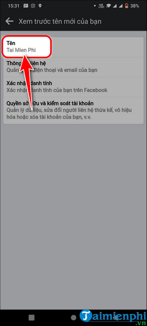 Cách đổi tên Facebook 2023 trên điện thoại Android, iPhone 8 cach doi ten nick facebook 2023