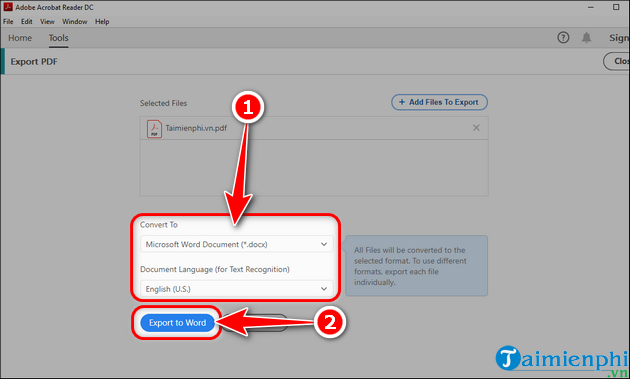 Cách sử dụng phần mềm chuyển PDF sang Word trên máy tính, PC