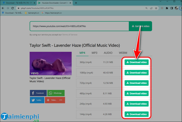 cach chuyen doi youtube sang mp4 tren may tinh
