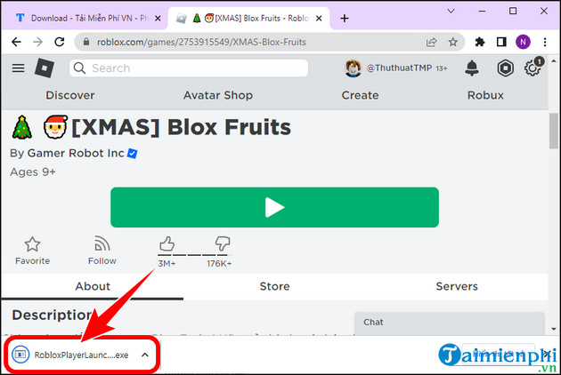 huong dan tai game roblox tren may tinh pc