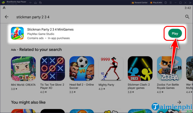 cach choi stickman party 2 3 4 tren pc