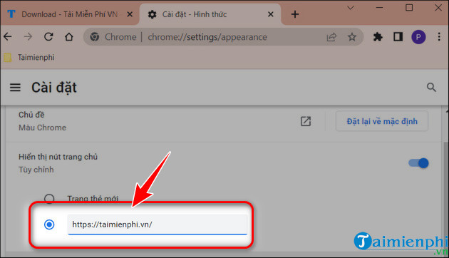 cach mang nut home google chome huyen thoai ve may tinh
