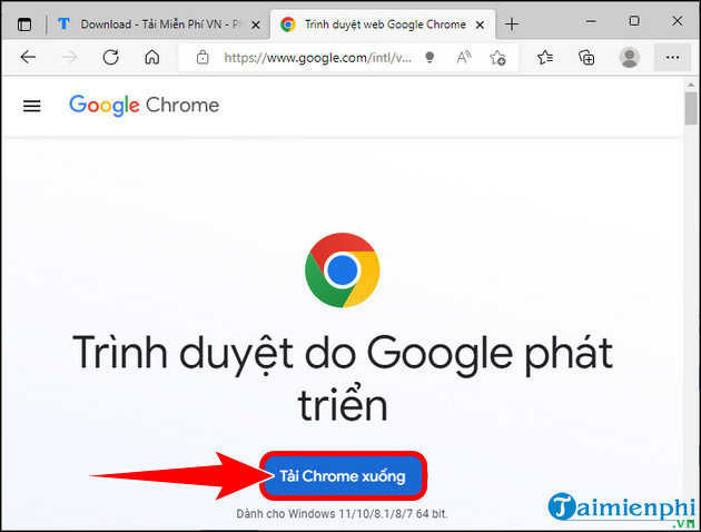 cach cai google chrome 64 bit cho win 11