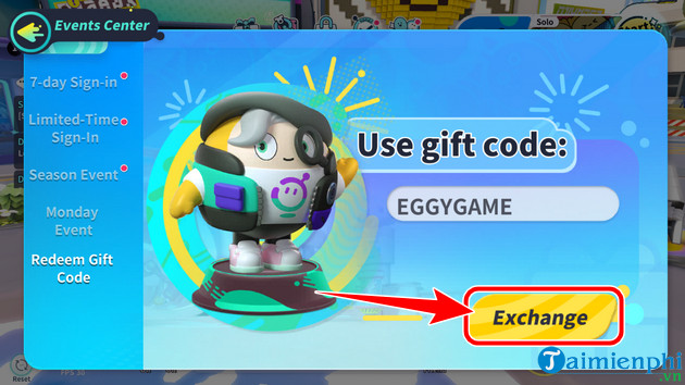 Code Eggy Party mới nhất 2023 và cách nhập Giftcode