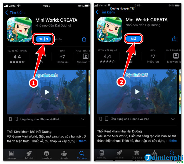 cach tai va choi mini world tren may tinh pc android ios