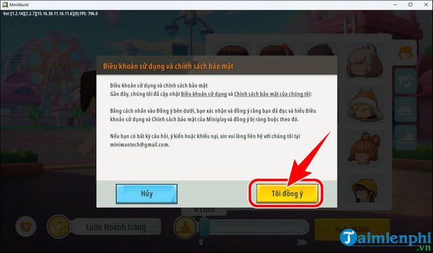 cach tai mini world tren may tinh pc