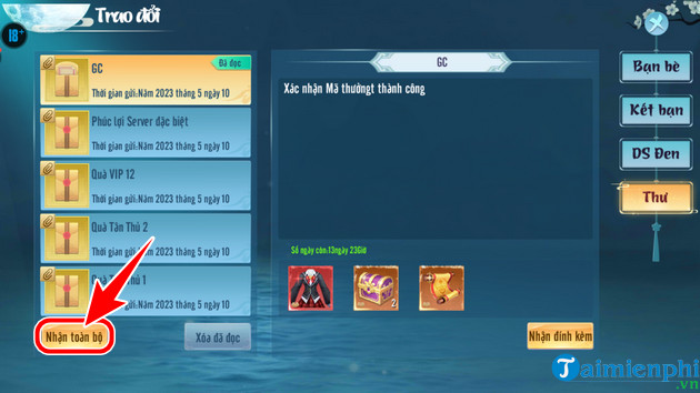 doi giftcode thien long kiem 2 tren Android iOS