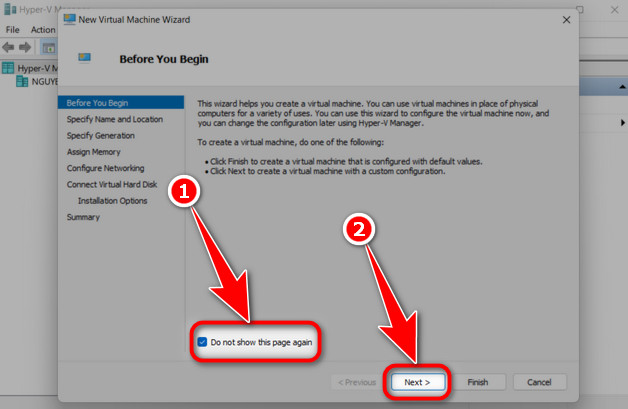 cach cai may ao bang hyper-v manager tren win 11