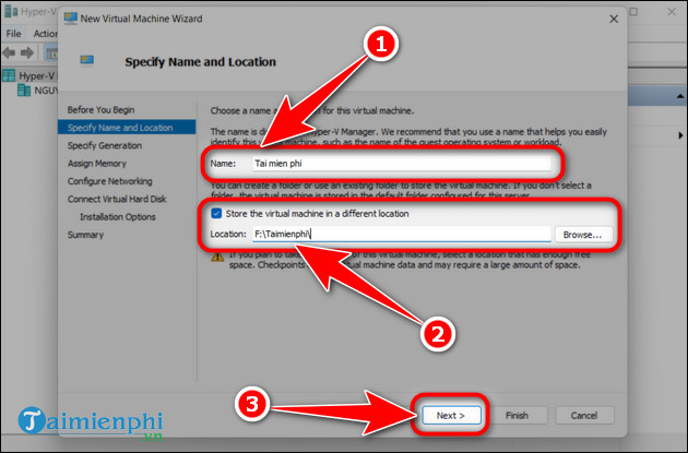 cach cai may ao bang hyper-v tren windows 11