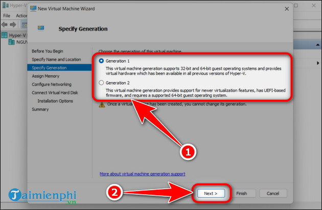 cach tao may ao bang hyper-v tren windows 11