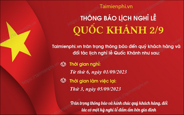 cach tao banner thong bao nghi le quoc khanh 2/9