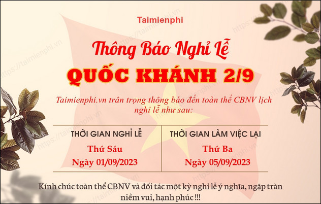 cach tao banner thong bao nghi le quoc khanh 2/9 mien phi