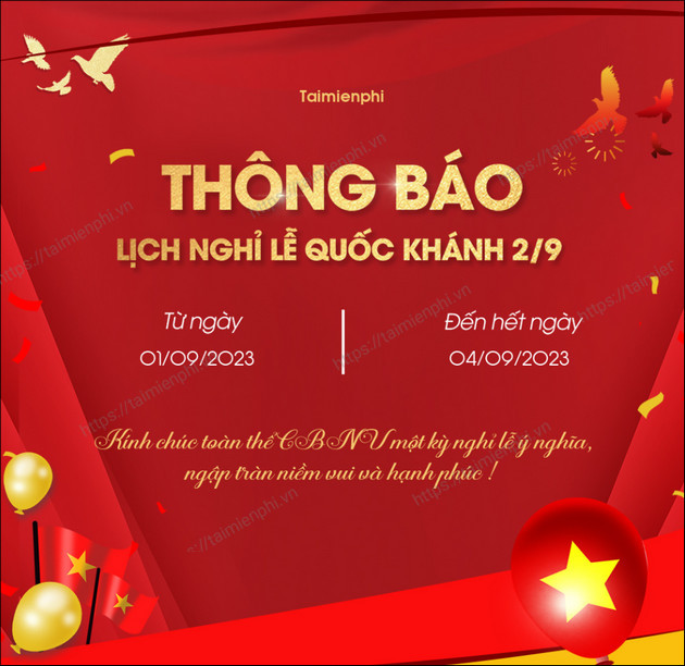 cach tao banner thong bao nghi le quoc khanh 2/9 nhanh nhat